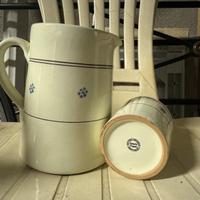 Brocca e coppa ceramica di grottaglie