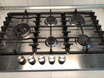 Piano cottura 5 fuochi a gas
