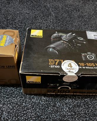 Nikon D7100 + 18-105 VR + 50mm 1.8 g
