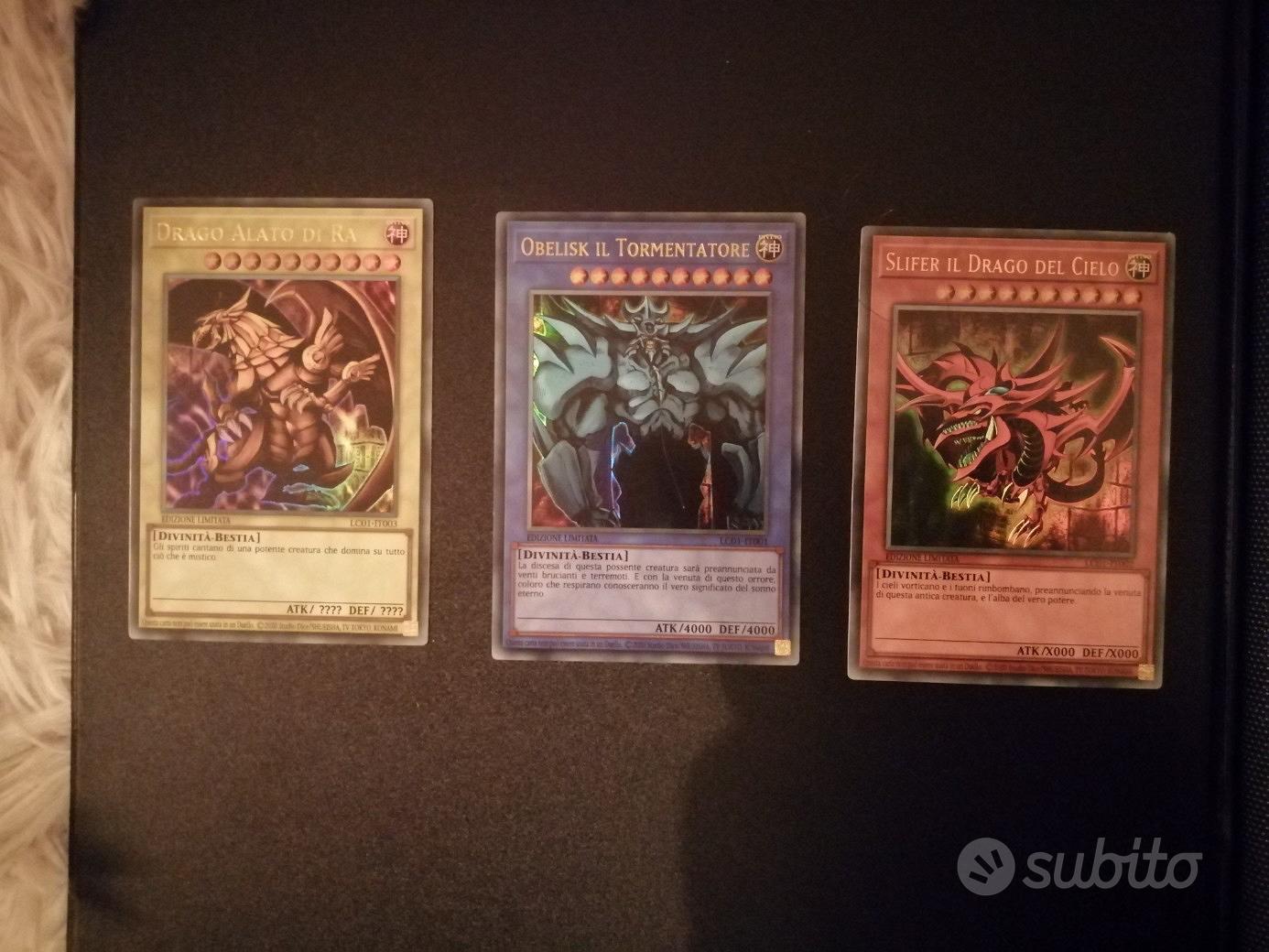 Carte Yu Gi Oh Divinità egizie Collezionismo In vendita a Cuneo