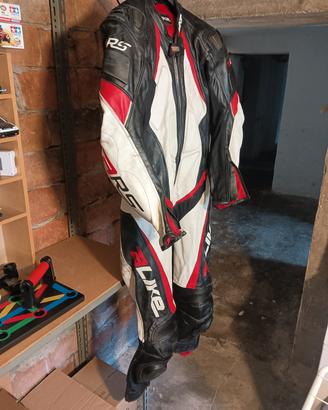 Tuta pelle moto pistq tg48 