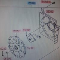 253801C210 Elettroventola Hyundai Getz