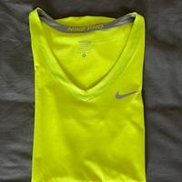T-shirt NIKE PRO - tg S - giallo FLUO