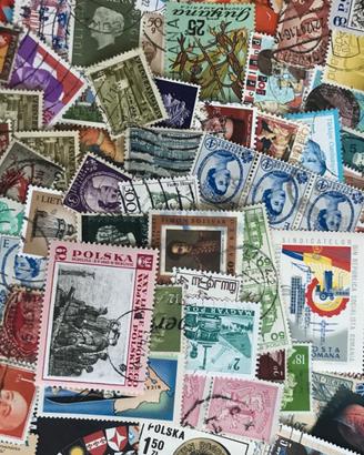 1 kg francobolli mondiali lotto 2 box 10,000 10000