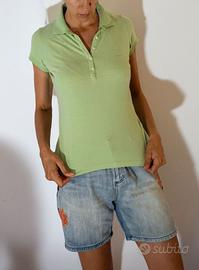 Polo Gant donna verde chiaro Taglia S cotone
