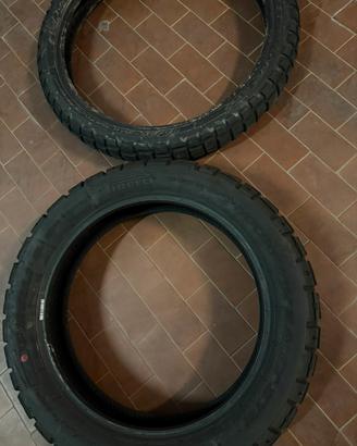 Doppio treno gomme Africa Twin XRV750 1998 RD07A
