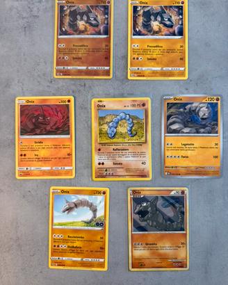 Lotto carte Pokémon Onix