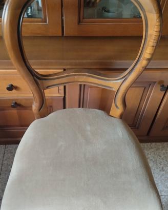 Sedia in legno faggio robusta e resistente 