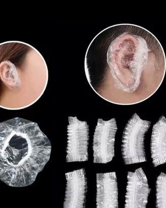 Cuffie  orecchie per tinta capelli o lavagg bimbi