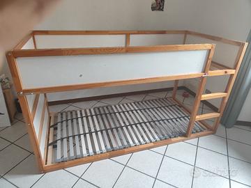 Letto Ikea Kura con doppia rete