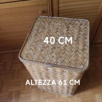 cesta in vimini rettangolare 