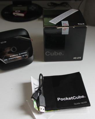 Tre it POCKETCube HOTSPOT WIFI 4G LTE completo con