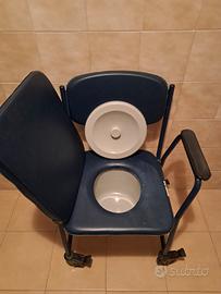 SEDIA SANITARIA CON RUOTE  "TERMIGEA"