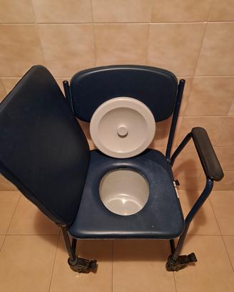 SEDIA SANITARIA CON RUOTE  "TERMIGEA"