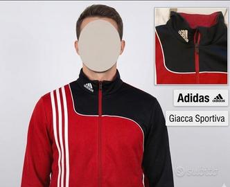 Adidas Felpa rossa Giacca sportiva L