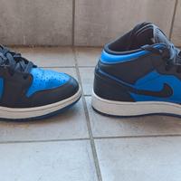 Air Jordan 1 Mid Black&Blu - taglia 40