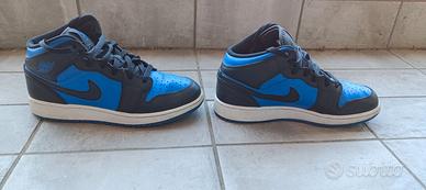 Air Jordan 1 Mid Black&Blu - taglia 40