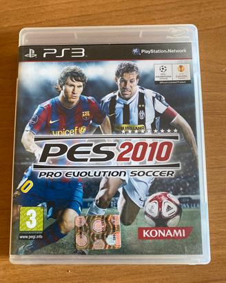 PS3 video giocho Pes 2010