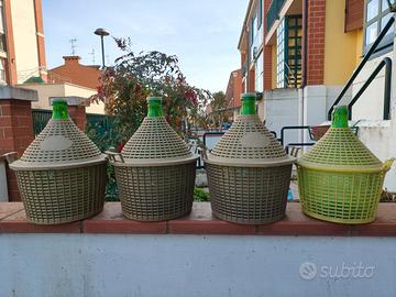 Damigiane in vetro da 15 litri