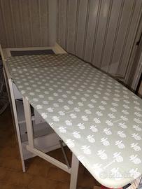 Asse da stiro + mobiletto Foppapedretti + ferro