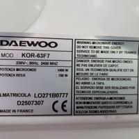 Microonde Daewoo