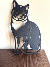 Decorazione da parete Gatto Certosino