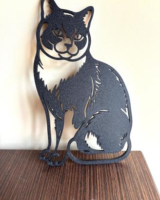 Decorazione da parete Gatto Certosino