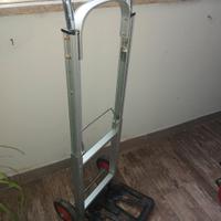 carrello in alluminio a due ruote