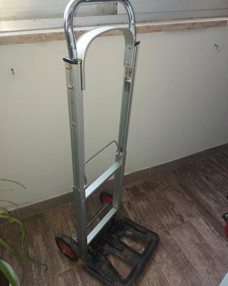 carrello in alluminio a due ruote
