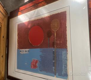 Bruno saetti litografia quadro