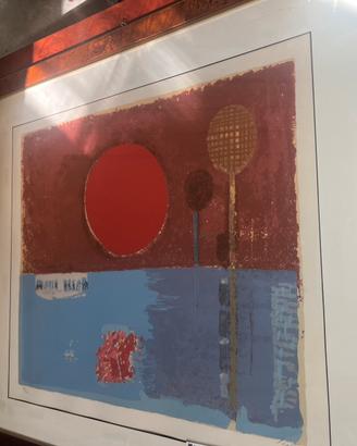 Bruno saetti litografia quadro