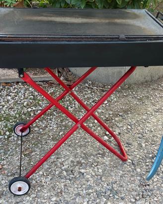 Barbecue a gas in pietra ollare della Valtellina