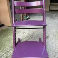 Seggiolone stokke viola