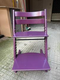 Seggiolone stokke viola