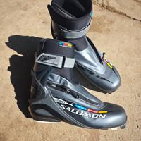 Scarponi sci di fondo skating Salomon n.42