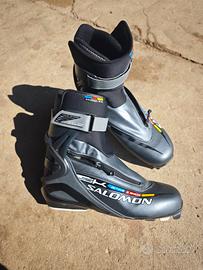 Scarponi sci di fondo skating Salomon n.42