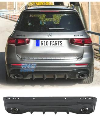 DIFFUSORE MERCEDES X247 20- LOOK GLB35 TERMINALI D