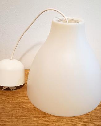 lampadario in plastica bianco