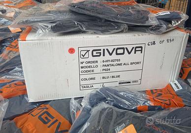 Stock pantaloni sportivi givova