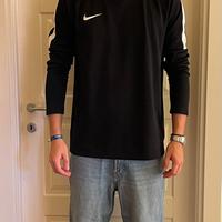 Felpa nike vintage ‘00 nera e bianca