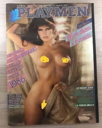 2 Riviste Hard PlayMen anni 80-Prati/Rizzoli