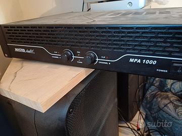 impianto voce Master Audio amplificatore casse mix