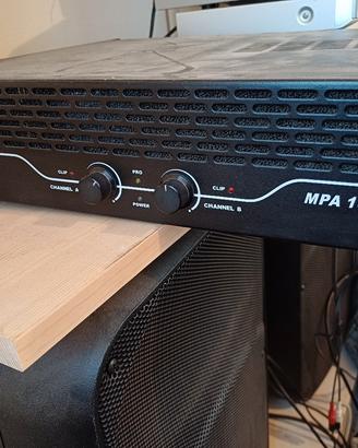 impianto voce Master Audio amplificatore casse mix