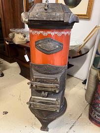 STUFA A LEGNA IN GHISA VINTAGE TEDESCA