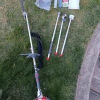 Tagliasiepi-motosega-decespugliatore ad asta