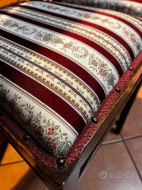 Sedie d’epoca in legno masello restaurate