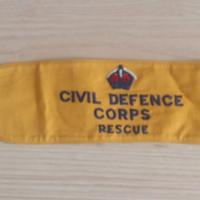 Fascia omerale Protezione Civile Britannica.