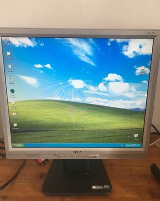 tv monitor pc lcd 17" acer AL1717 retrogamming