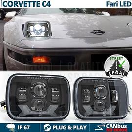 FARI LED Anteriori Chevrolet Corvette C4 OMOLOGATI