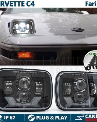 FARI LED Anteriori Chevrolet Corvette C4 OMOLOGATI